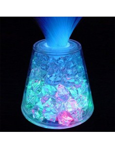 Lámpara fibra óptica con base de hielo 2