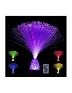 Lámpara fibra óptica con base de hielo