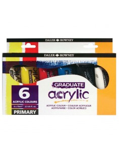 Graduate Acrylic 75 ml - 6 colores surtidos