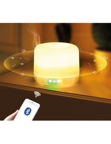 Lámpara difusora de aromas con altavoz