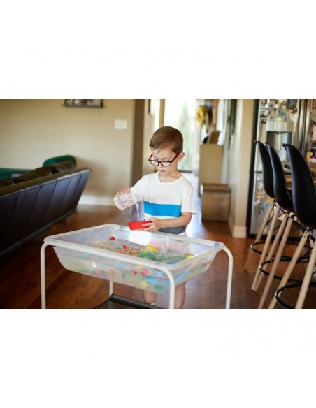 Mesa de arena y agua