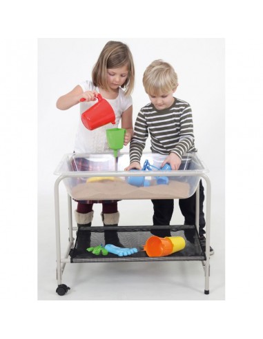 Mesa de arena y agua