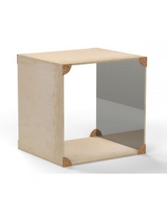 Rectángulo con espejo 100x87x100 cm