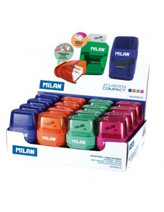 Borradores con afilalápices - 16 afilaborras Compact Milan