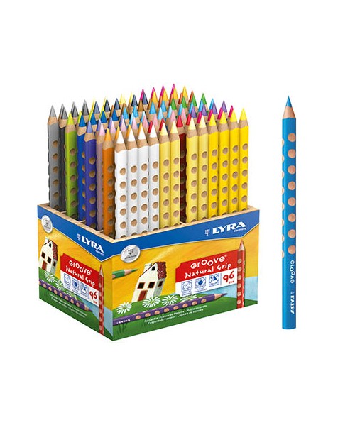 Groove escuela 96 lápices colores