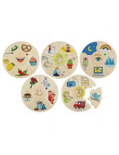 Puzle 5 sentidos - 30 piezas