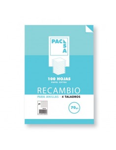 Paquete 25 und. Recambios cuadro de 4x4mm de 70 gr.