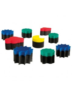 Bolsa 16 esponjas Jovi 4 formas diversas 2