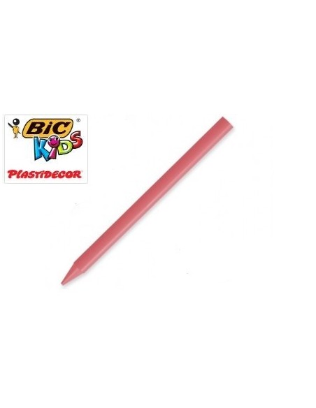 Caja 25 ceras unicolor Plastidecor rosa