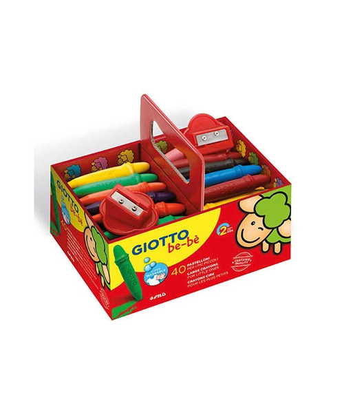 Ceras Be-Bé 40 piezas + 2 sacapuntas 2