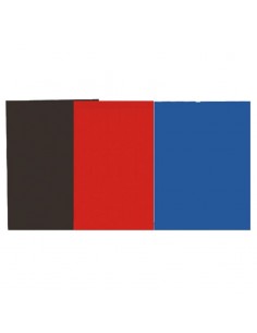 Tapa roja polipropileno 500 micras A4 100 unidades