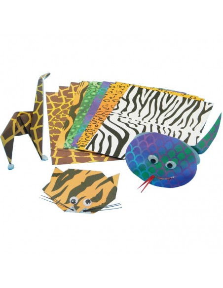 Papel piel animales A4 - 40 hojas