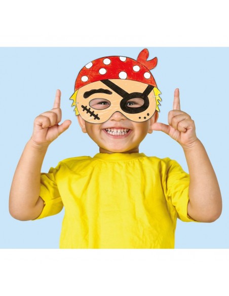 12 máscaras de piratas para decorar