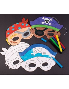 12 máscaras de piratas para decorar 2