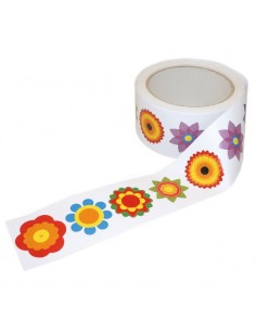 Rollo gomets de 450 Flores surtidos