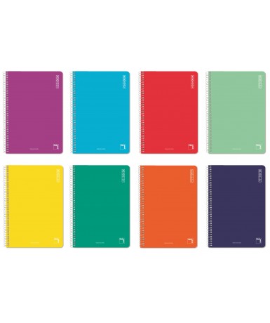 Paquete de 10 bloc folio 80 hojas cuadro 5x5