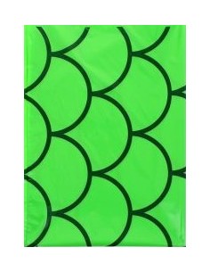 Paquete 5 bolsas plástico disfraces tortuga 65x90 cm.