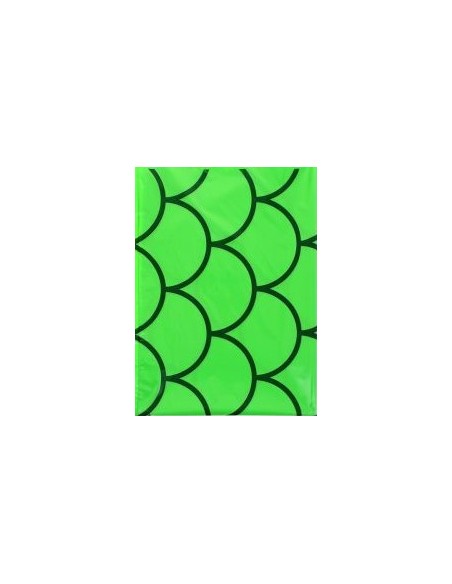 Paquete 5 bolsas plástico disfraces tortuga 65x90 cm.