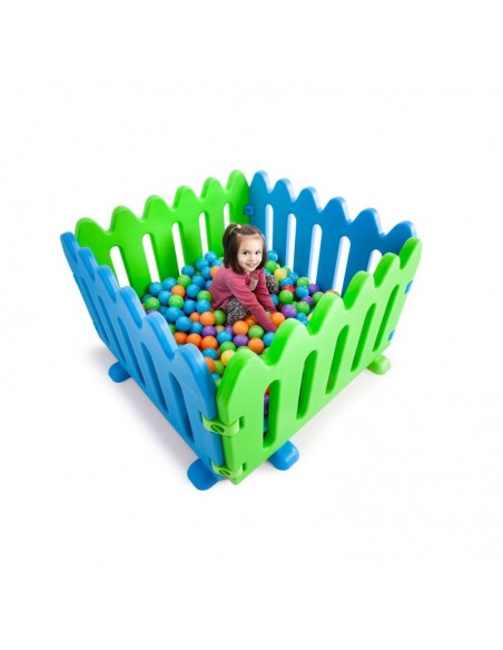 Vallado azul 4 paneles WW