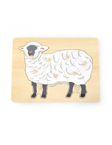 Lote 12 puzles montessori