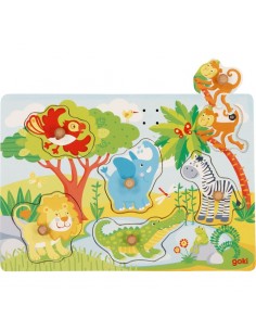 Encaje sonidos selva. Goki