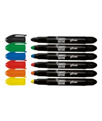 Decor Glass cera vidrio estuche 6 colores