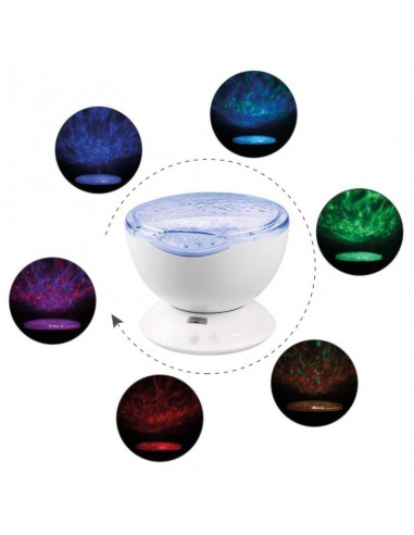 Proyector luz océano con sonido