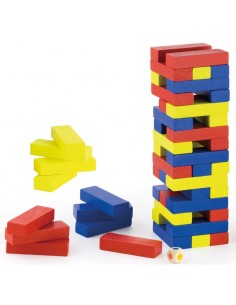 Torre de madera color 48 piezas