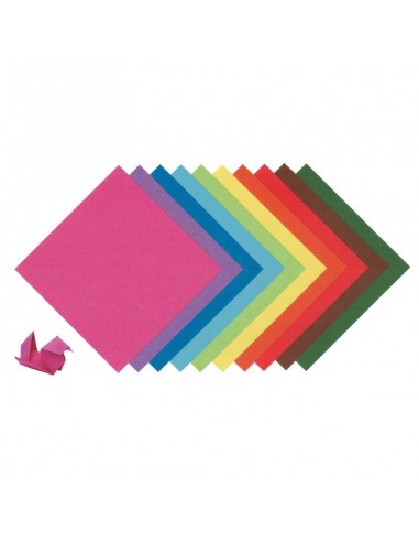 Paquete 500 hojas papel origami. Folia
