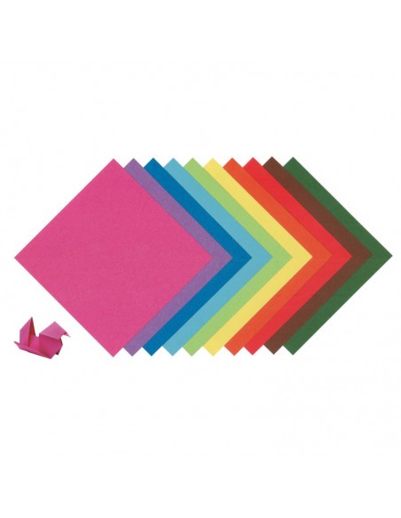 Paquete 500 hojas papel origami. Folia