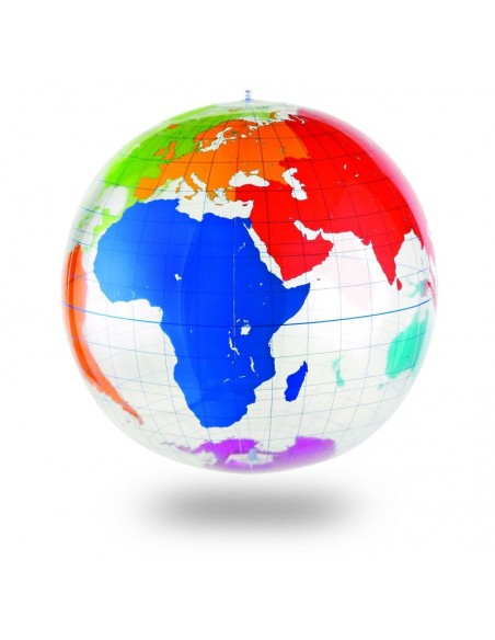 Globo del mundo hinchable. Learning