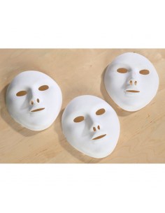 Pack 6 Caretas para decorar 17 cm x 15 cm