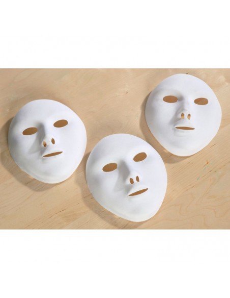 Pack 6 Caretas para decorar 17 cm x 15 cm