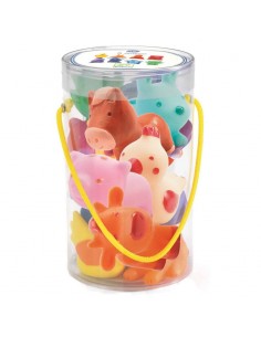 7 Animales diferentes tropo granja. Djeco