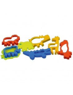 Conjunto 6 moldes gigantes animales