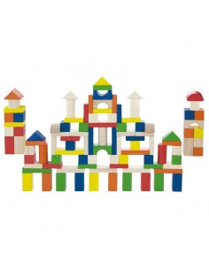 Arquitectura madera color 100 piezas 2