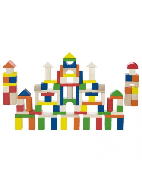 Arquitectura madera color 100 piezas
