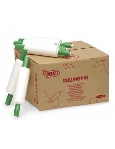 Caja 25 Rodillos de modelar 19 cm de largo. Jovi