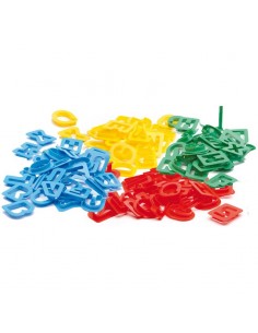 Paquete 4 colores moldes Abecedario. Jovi 2