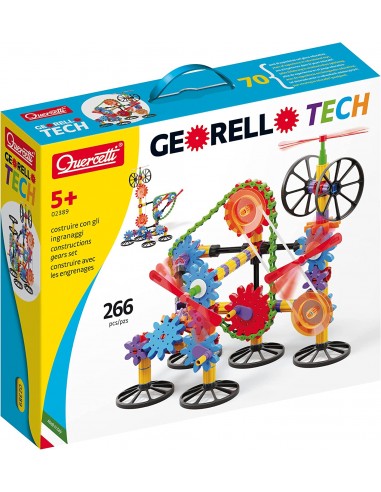 Georello Tech 3d basic 266 piezas. Quercetti