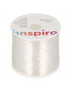 Hilo elástico transparente 100 mts. Hilos para ensartes