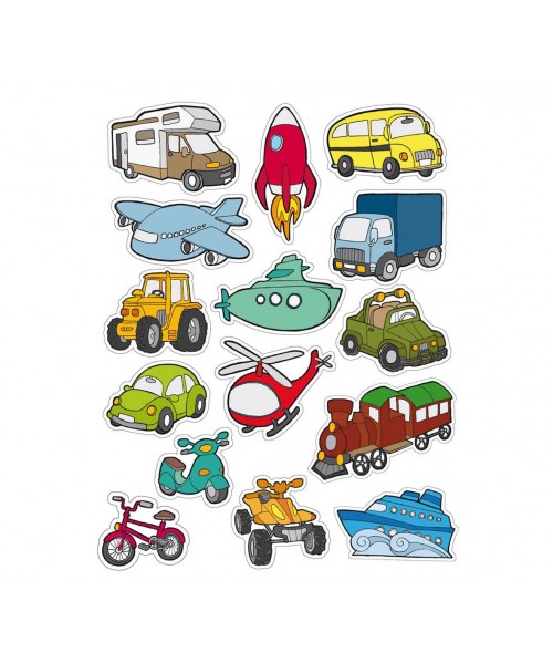 Gomets temáticos transportes 2