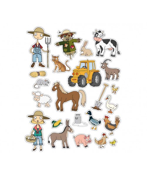 Gomets temáticos la granja 2