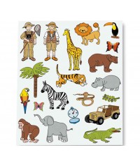 Gomets temáticos la selva