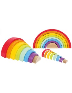 Arcoíris de madera Waldorf