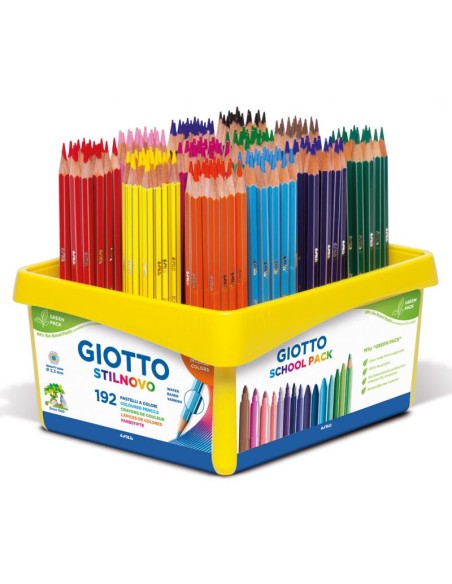 192 Lápices Stil pack hexagonal. Giotto