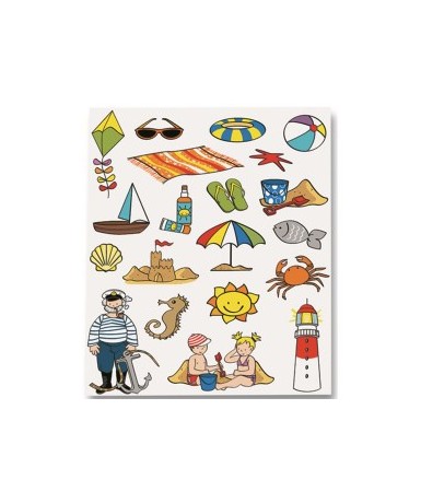 Gomets temáticos la playa