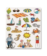 Gomets temáticos la playa