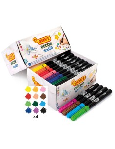 Pack 48 rotuladores surtidos Jovidecor Textil