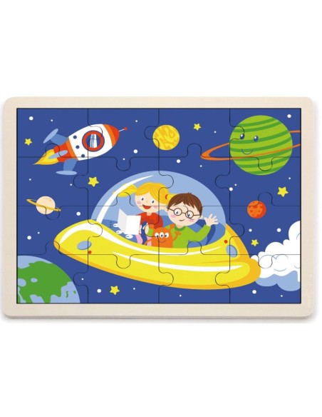 Puzle 16 piezas Platillo volante